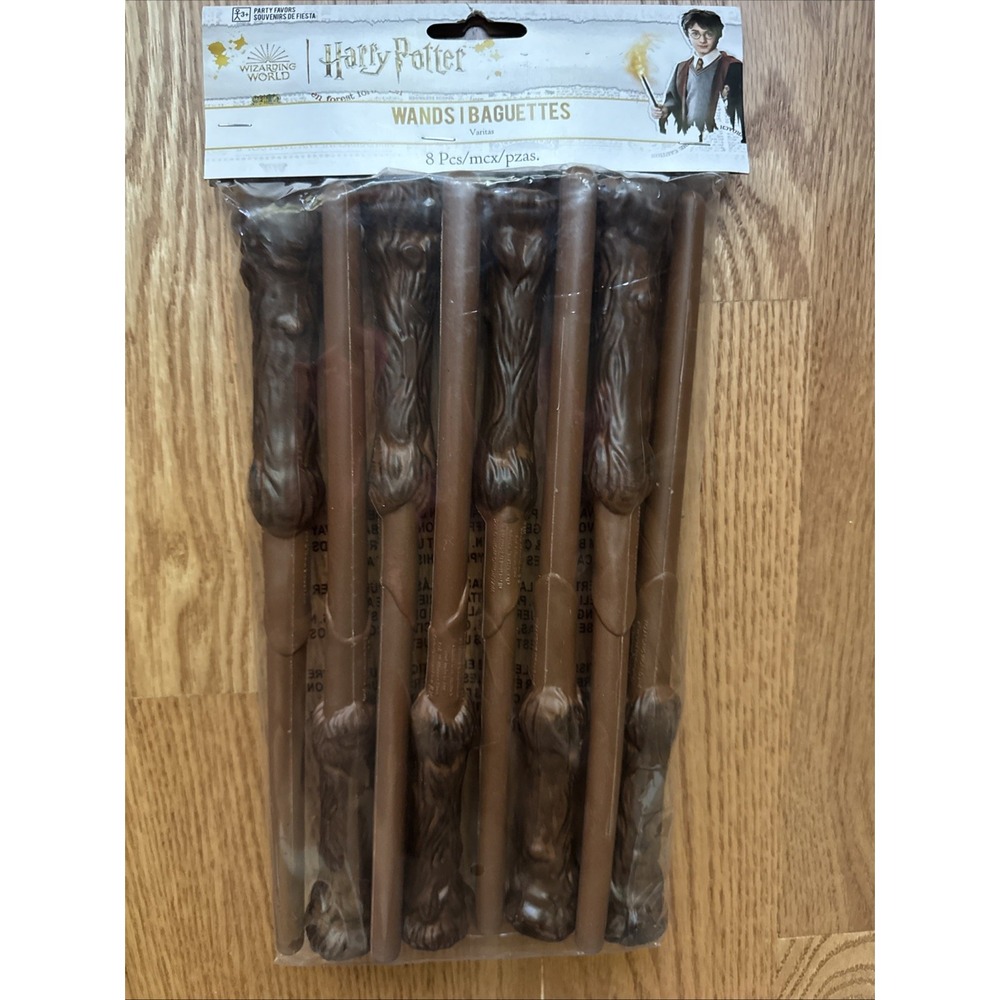 Harry Potter Magic Wands (8) Wizarding World Hogwarts Birthday Party‎ Favors 12"